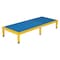Vestil Adj. Steel Stand, 10-1/2-16-1/2 H, 24 x 60, 10.5 Overall Height, Steel, Yellow AHT-H-2460 - alternate 1
